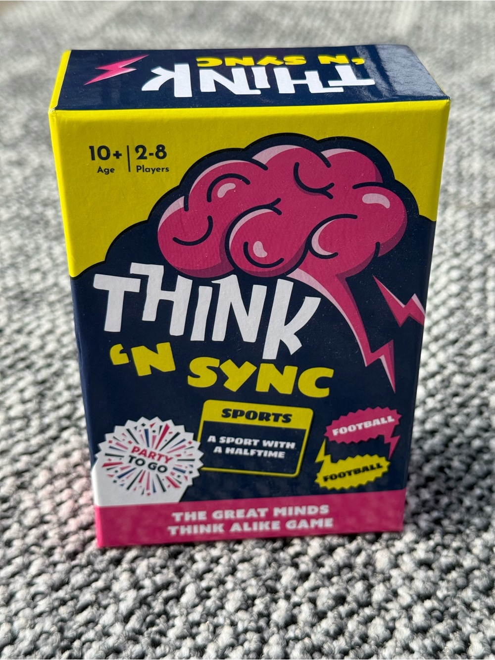 NEW Think 'N Sync Party To Go Card Game - (for ages 10+ / 2-8 players)